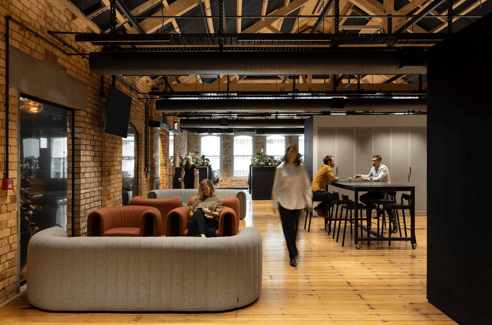 The central hub of the office.