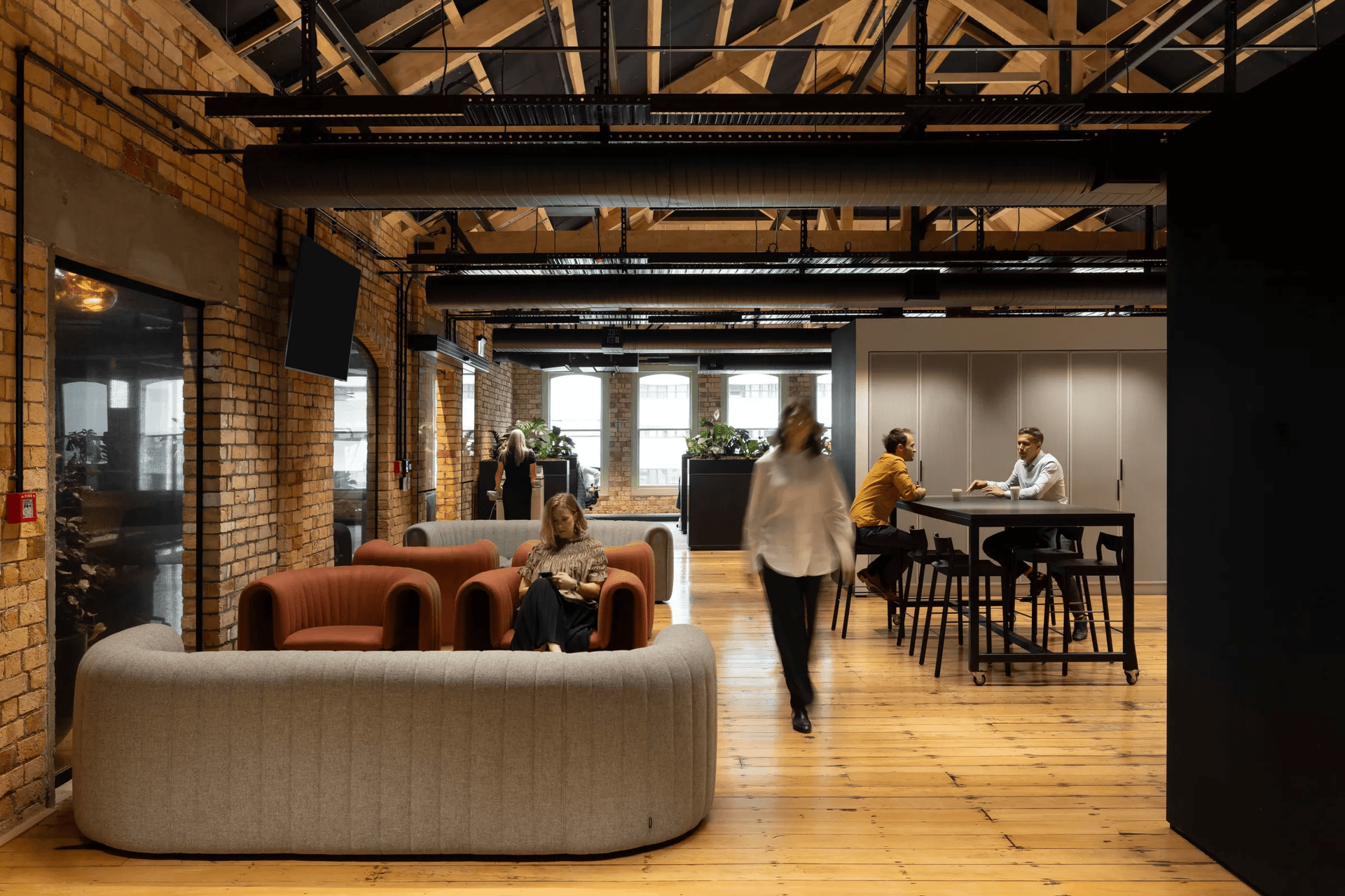 The central hub of the office.