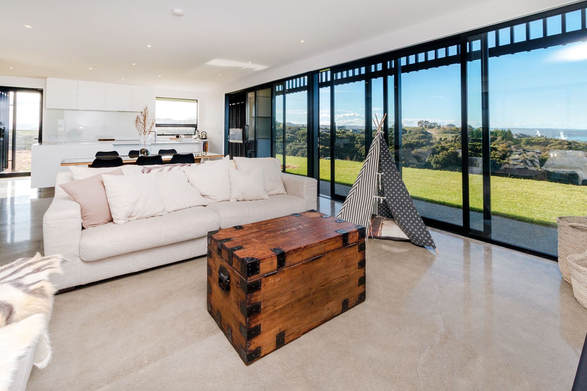 Home comforts and a view to savour.