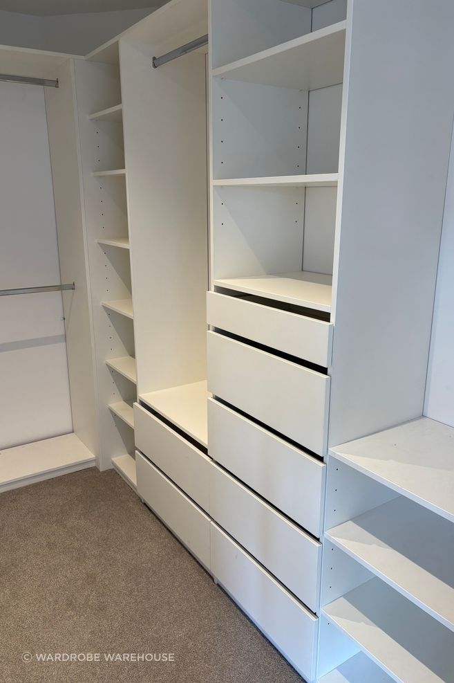 "The old wardrobe felt like just another room; sometimes a drawer front would come off, or there were things that needed repair."