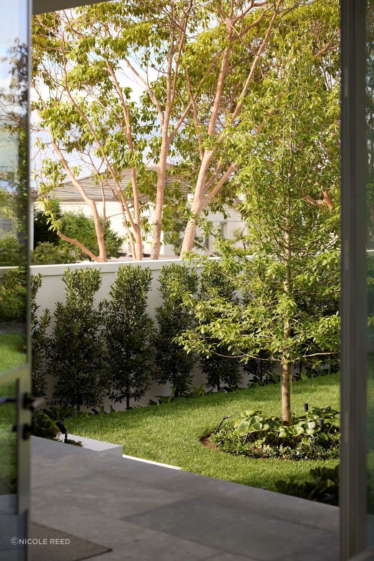 The styling of the home with the Kett range was intended to connect the indoors with Jack Merlo's landscape design.