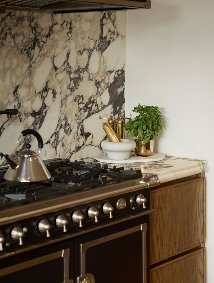 Kett's pieces blend seamlessly with the old world charm of Merlo's home.