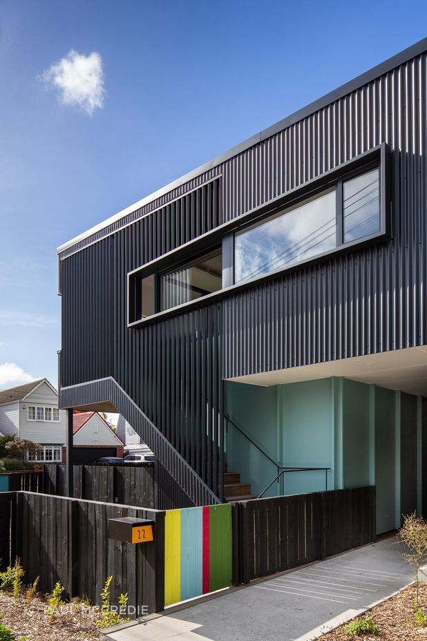 The home and income in Wellington’s Eastbourne designed by Gerald Parsonson of Parsonson Architects. Gerald says the clients were wonderful to work with. “We had a really good dialogue going.”