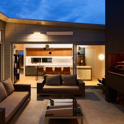 An easy-care new build in Palmerston North with a surprise in the centre