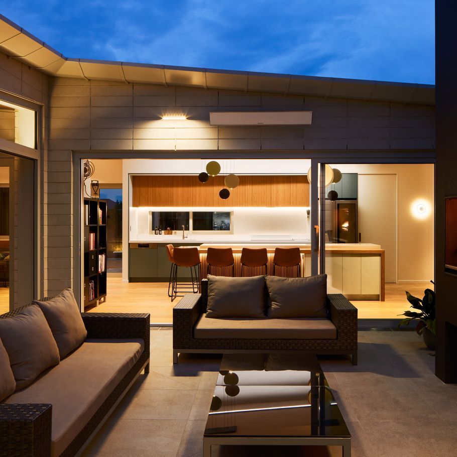 An easy-care new build in Palmerston North with a surprise in the centre