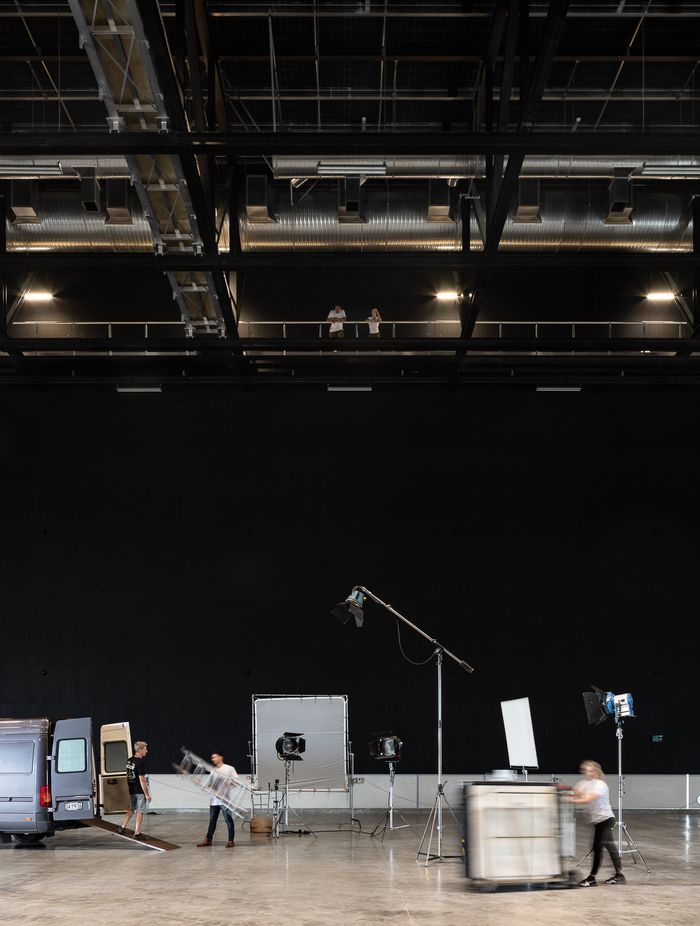 The studios have been equipped with smoke extraction system, and smoke and heat detection devices that can be isolated during takes.