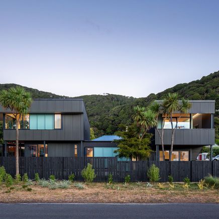 An innovative home and income on a sunny, tree-filled site