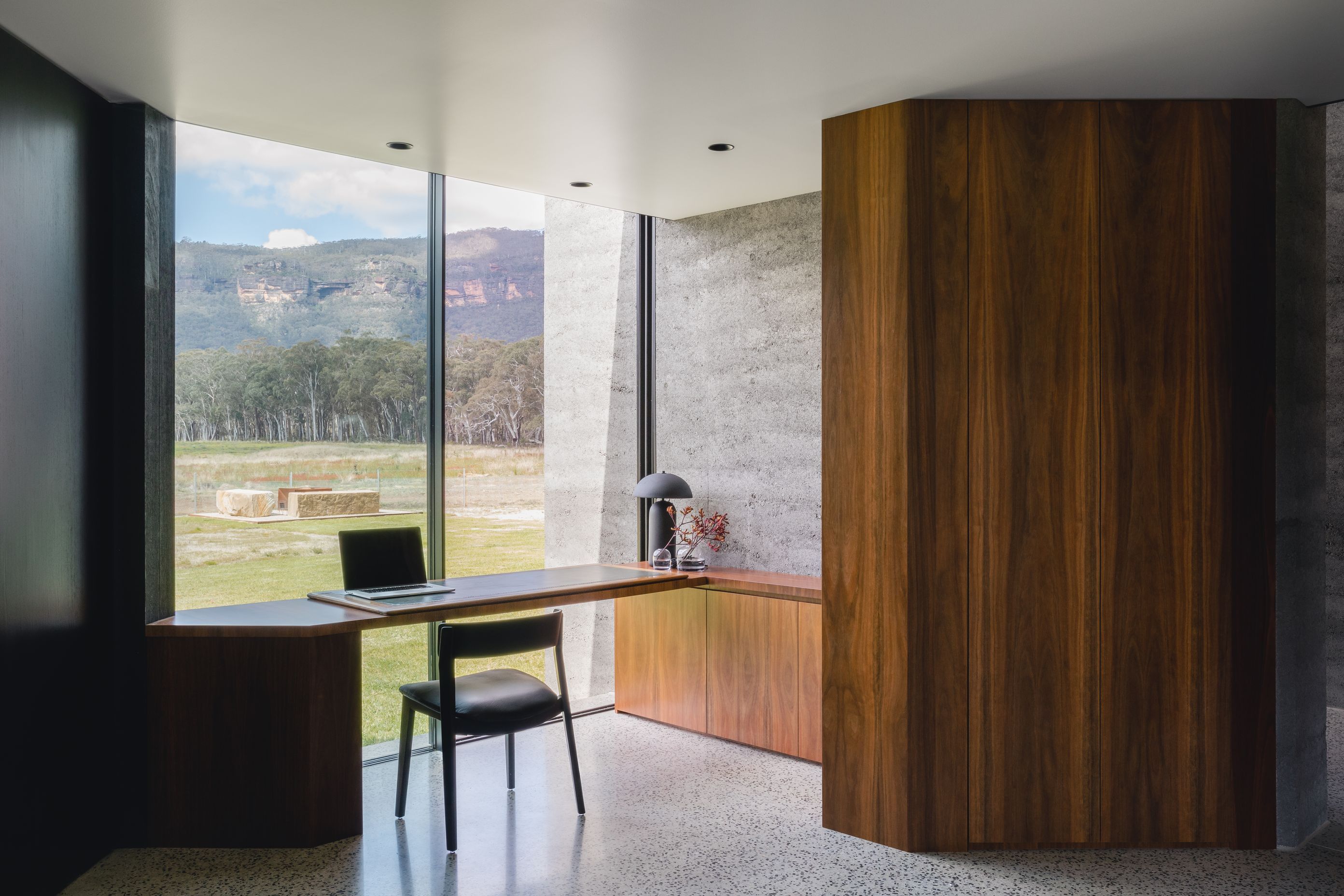 The home encompasses two work-from-home spaces.