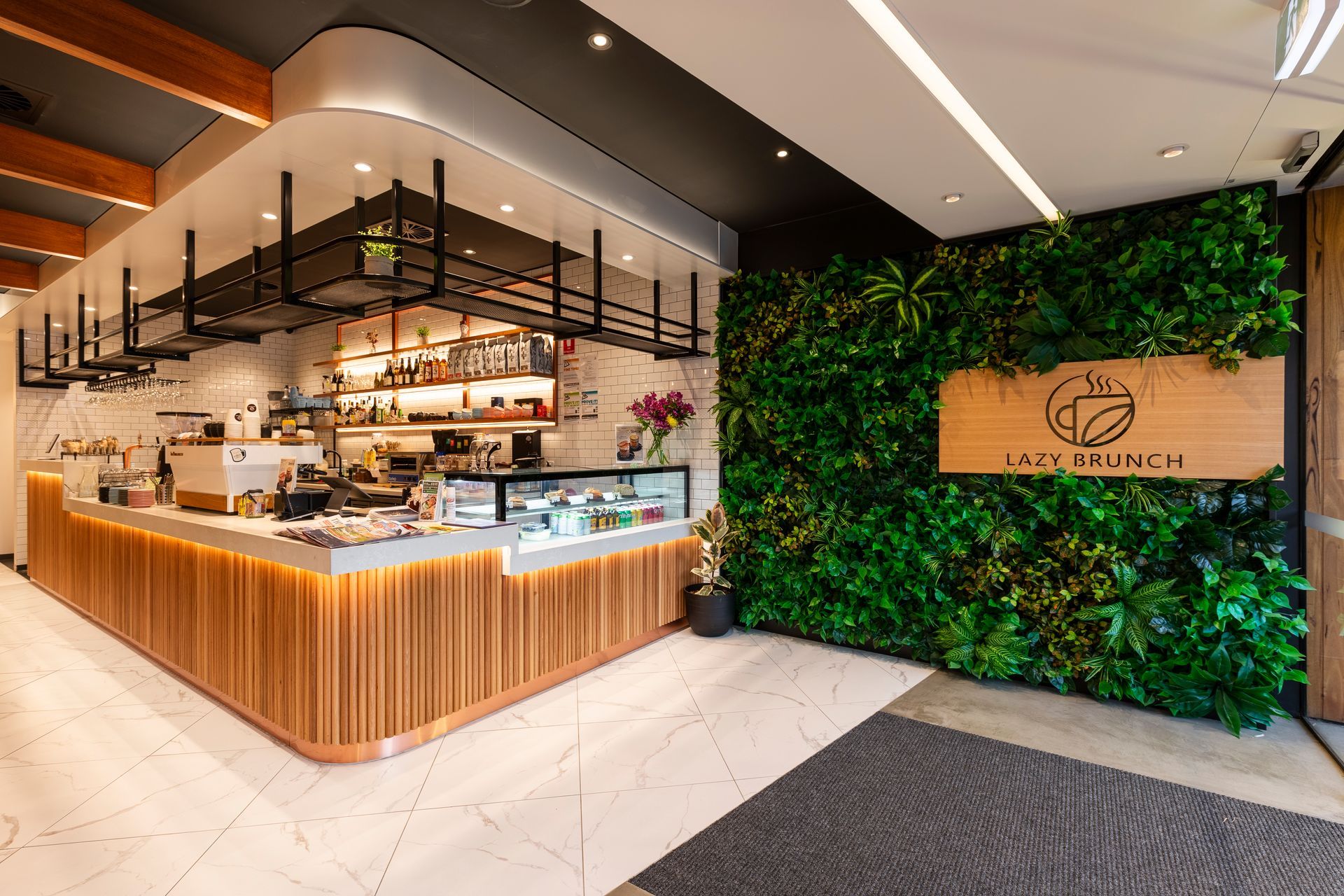 Locally sourced Tasmanian Oak was used throughout the design.