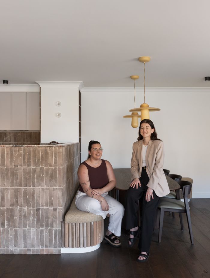 Alliee (left) and Rhi (right) co-directors of Mori & Curll.