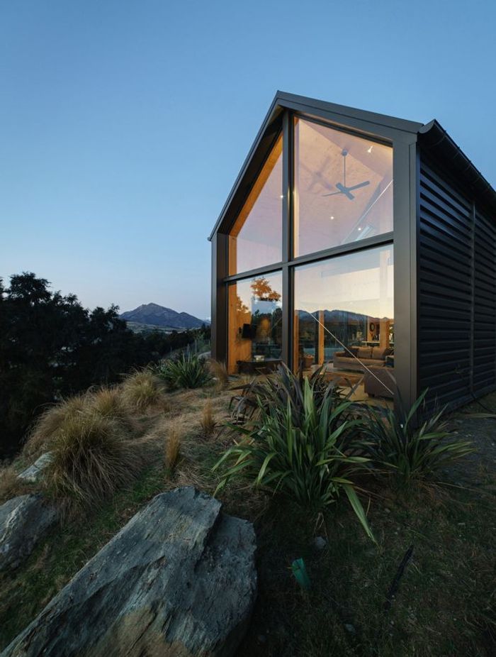 The building’s form is intentionally simple.