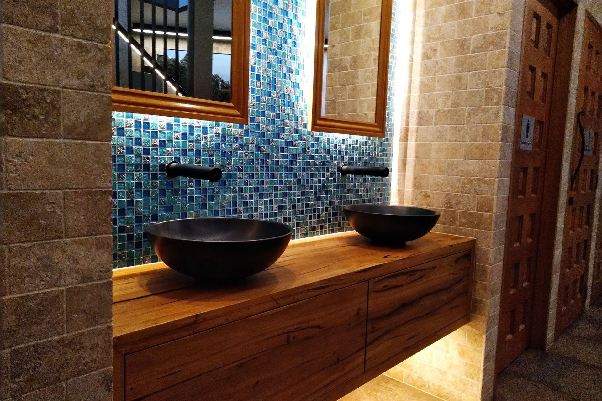 Just Italy in Mentone featuring Autoflo sensor taps.