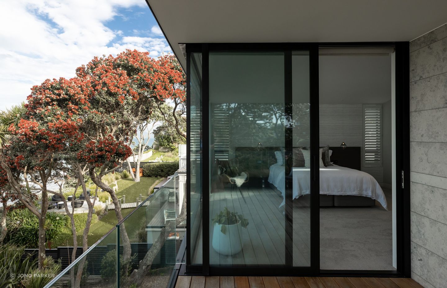 Bedrooms are complete with private balconies.
