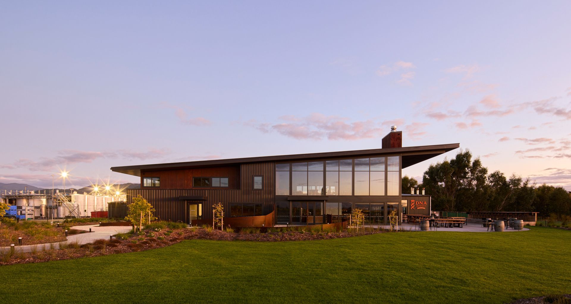 Marlborough Vintners Winery, designed by JTB Architects.