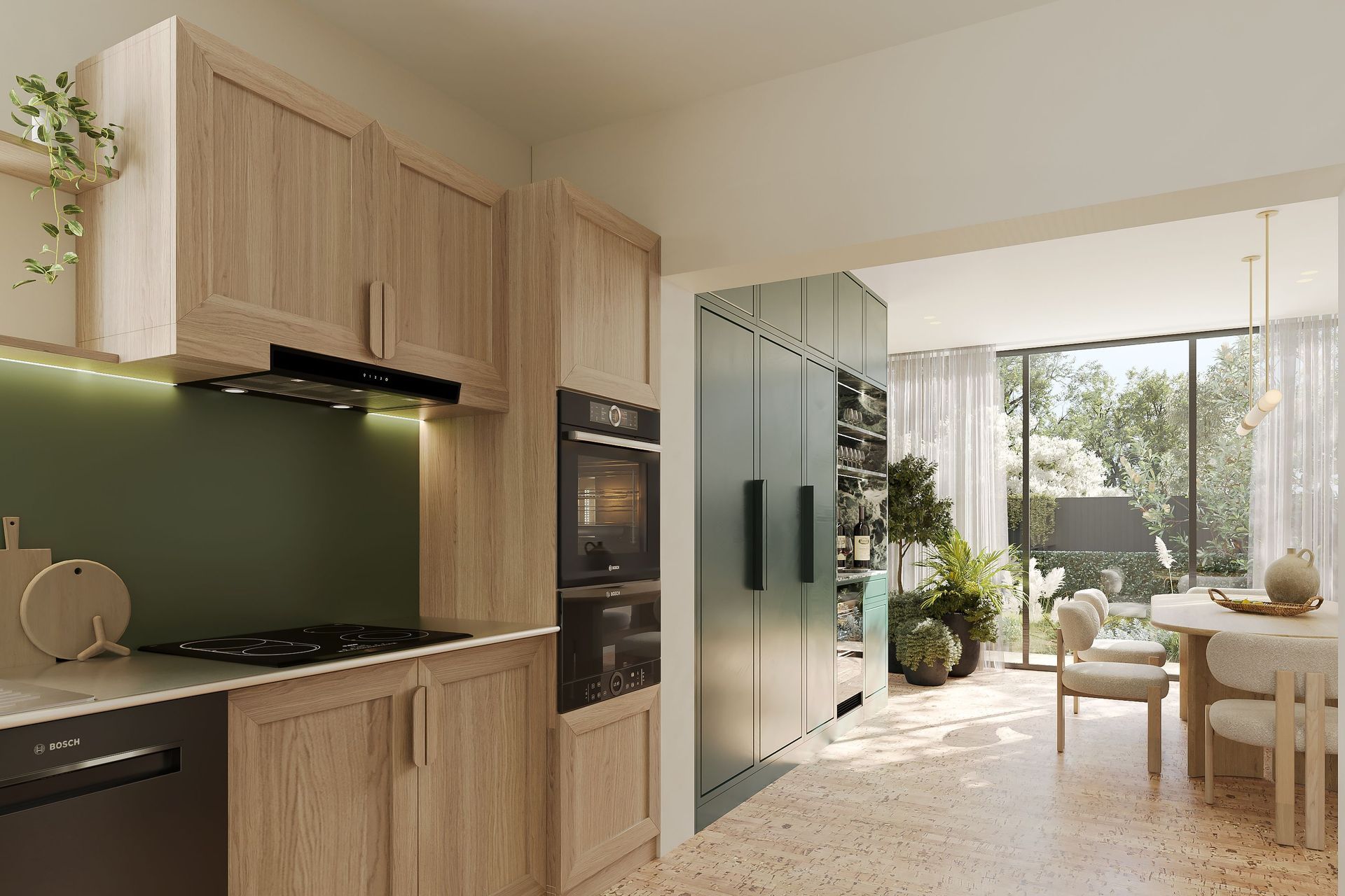 The Kensington home seamlessly blends old and new.