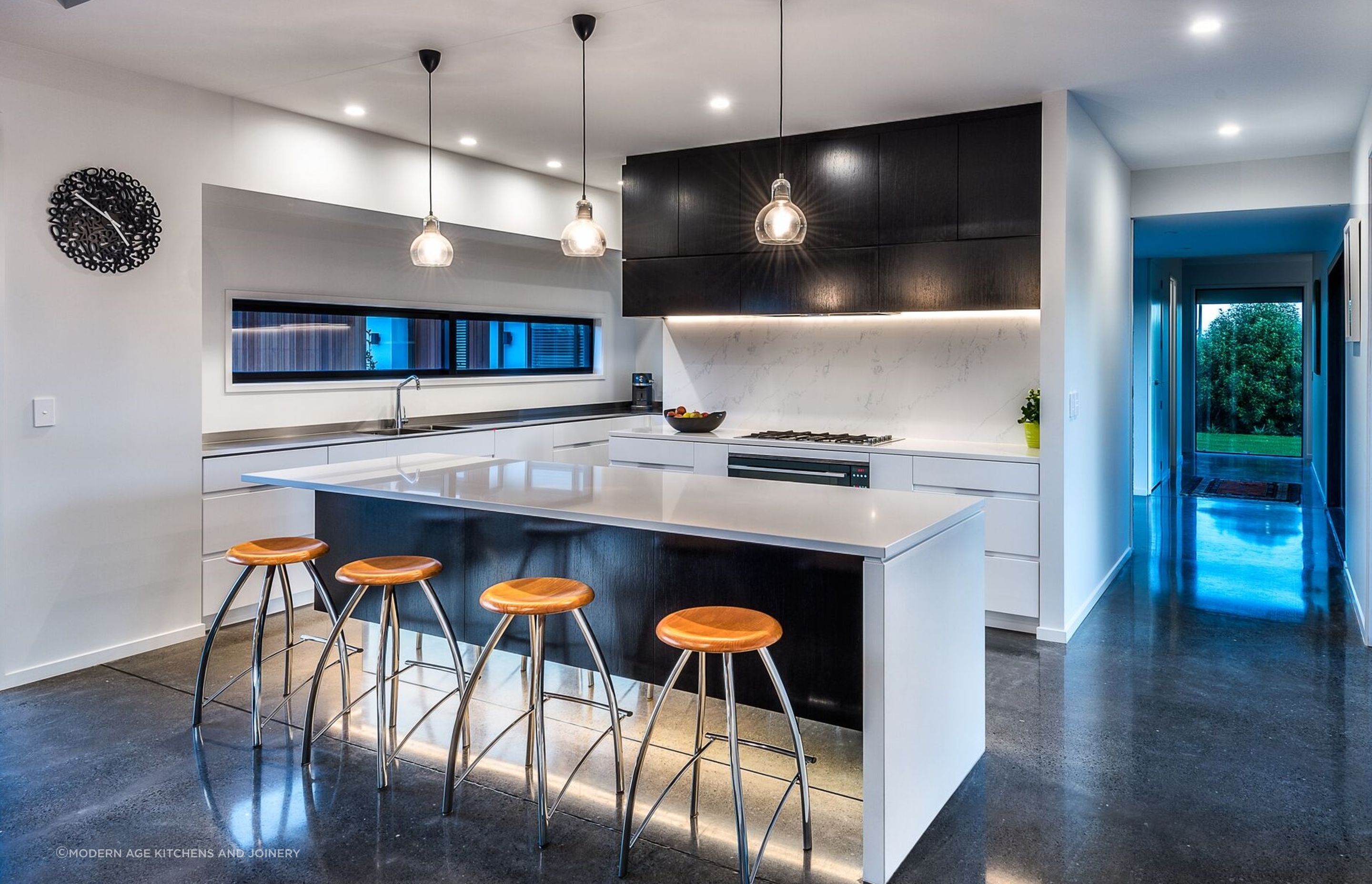 The Lincoln Kitchen by Modern Age Kitchens and Joinery takes the highly functional but effortlessly stylish approach as the social hub of the house.