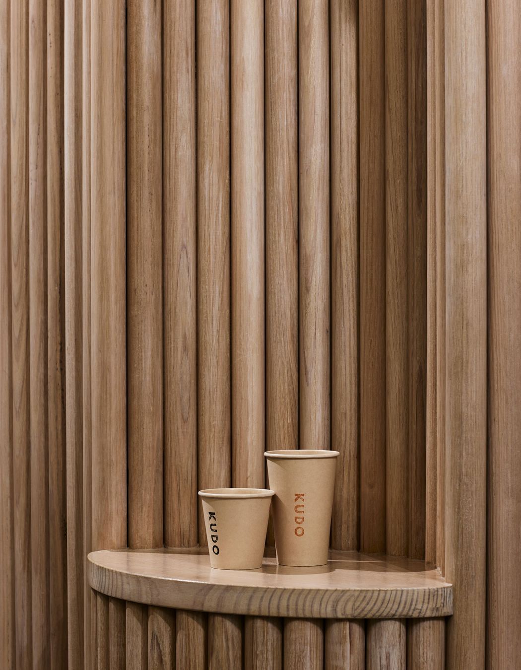 Kei describes the timber as a "skin to decorate the heritage structure without modifying it".