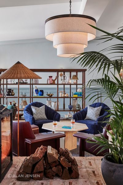 George's lounge and dining at Osborn House, Bundanoon.