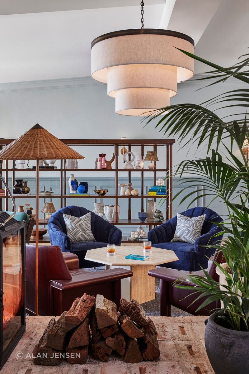 George's lounge and dining at Osborn House, Bundanoon.