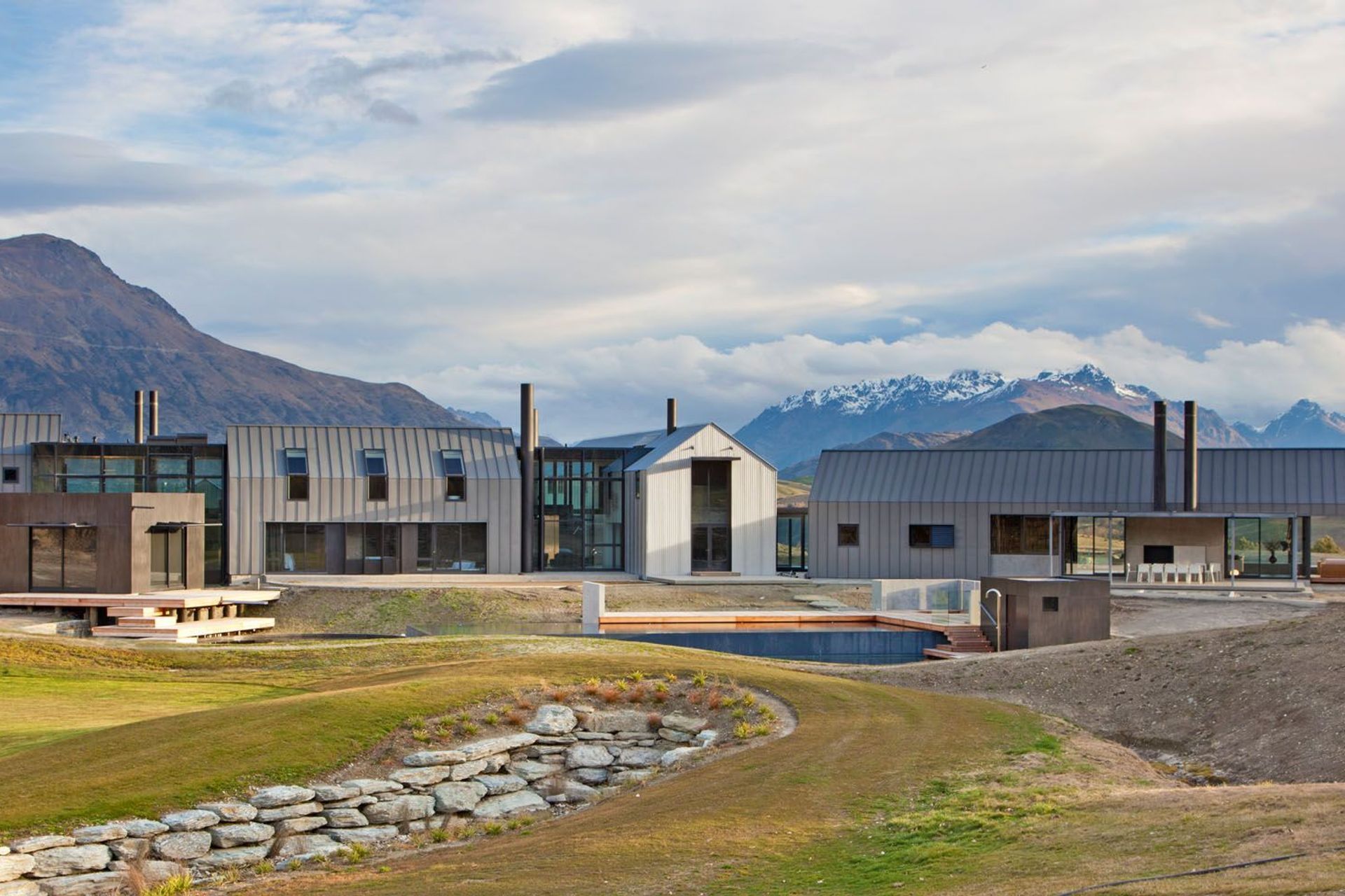 It was important to the client that all bodies of water were swimmable.