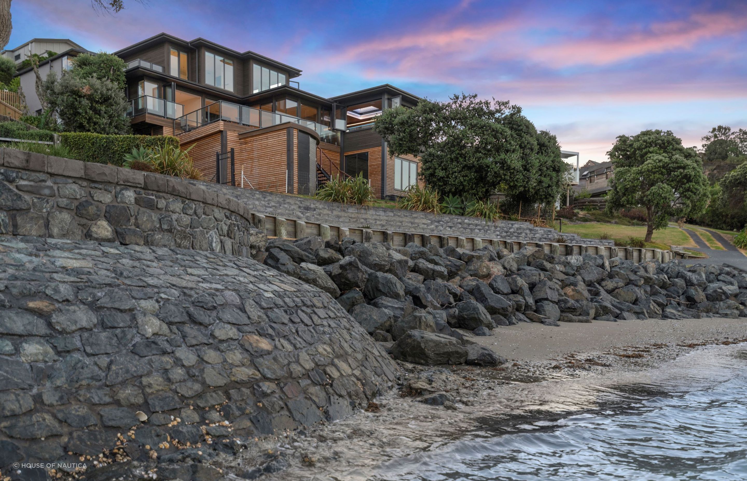 The view from the beach is equally impressive as that from the street. | Photography by: Bev Snyder