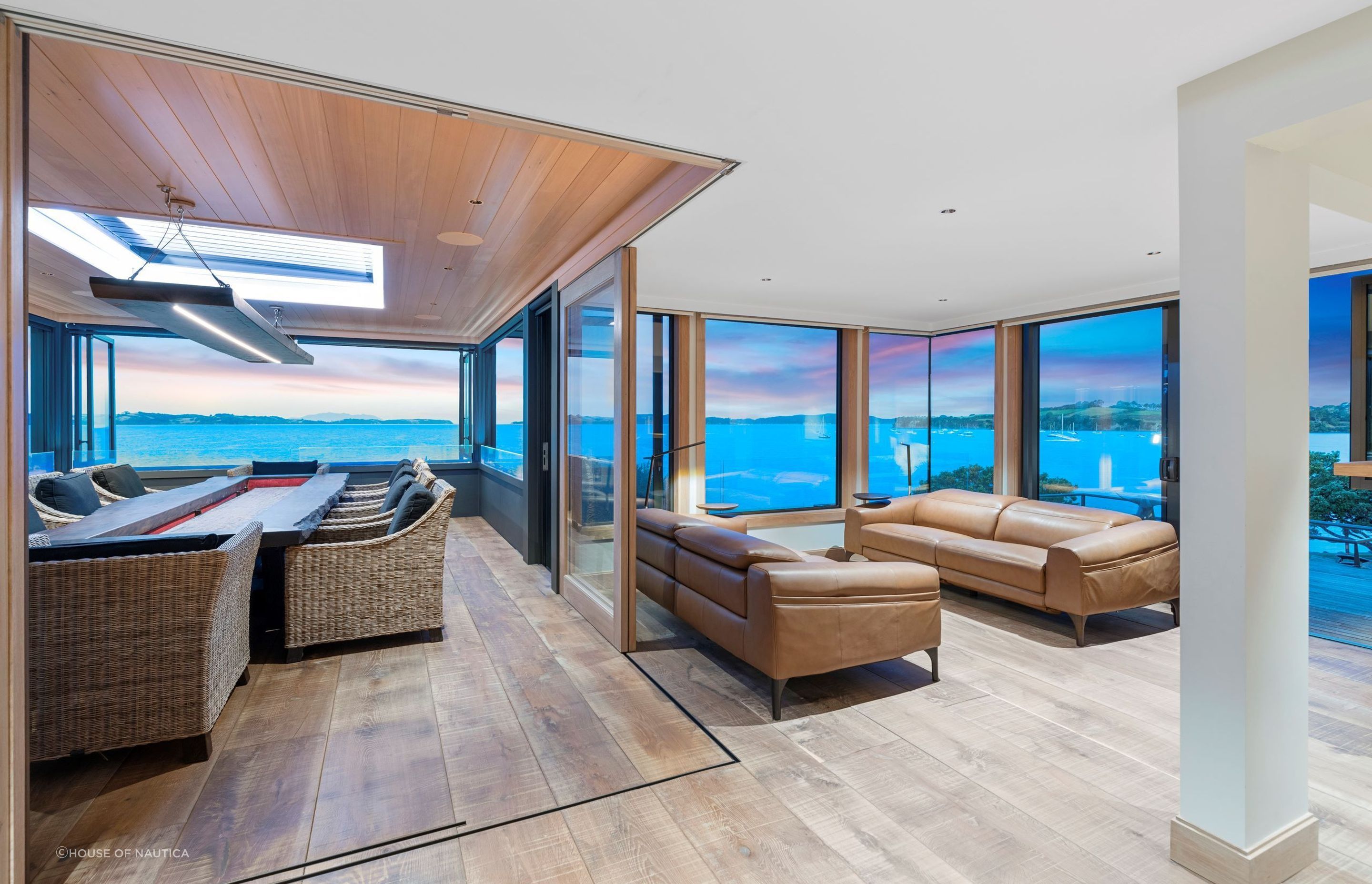 The home's design allows one and all to appreciate its exquisite coastal views. | Photography: Bev Snyder