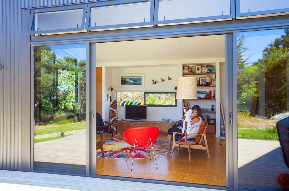 Double glazing was also used where possible to keep the interiors warm when needed. Photography: Doug Pearson Photography