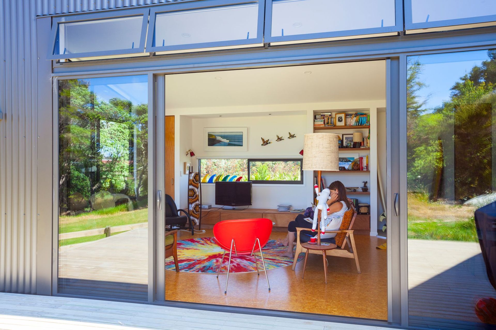 Double glazing was also used where possible to keep the interiors warm when needed. Photography: Doug Pearson Photography
