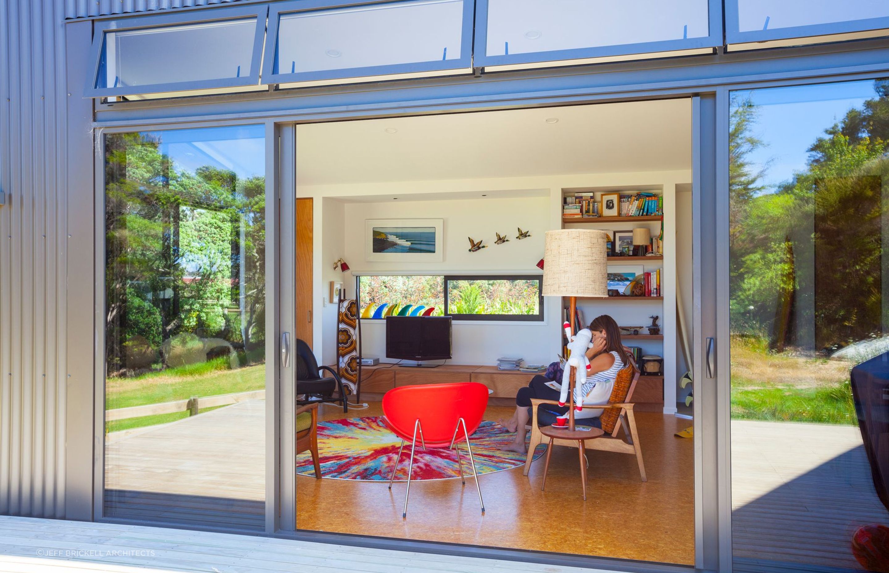 Double glazing was also used where possible to keep the interiors warm when needed. Photography: Doug Pearson Photography