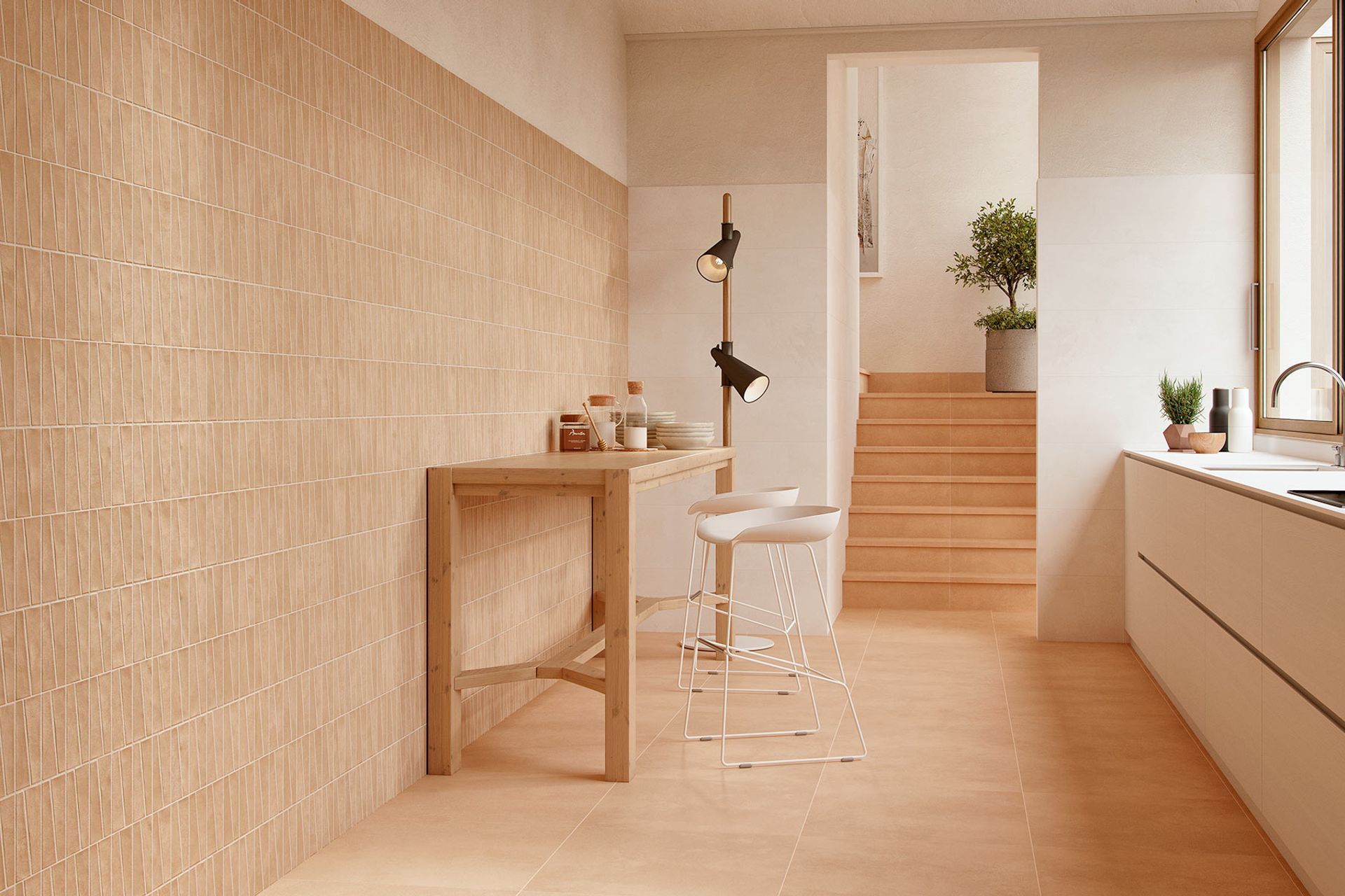 The Mediterranea Tesselado Décor is a classic example of the return of the terracotta look.