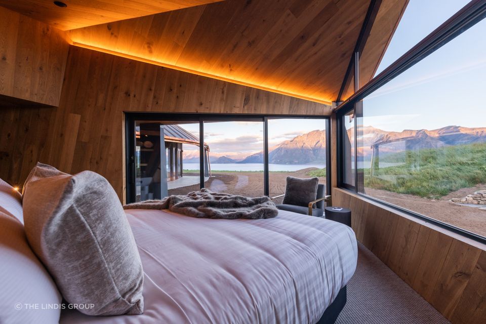 The bedrooms have been positioned for optimal views.