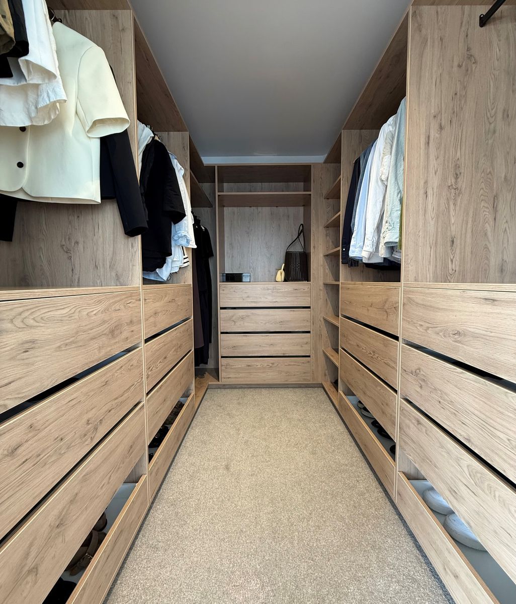A walk-in fit for a wardrobe designer