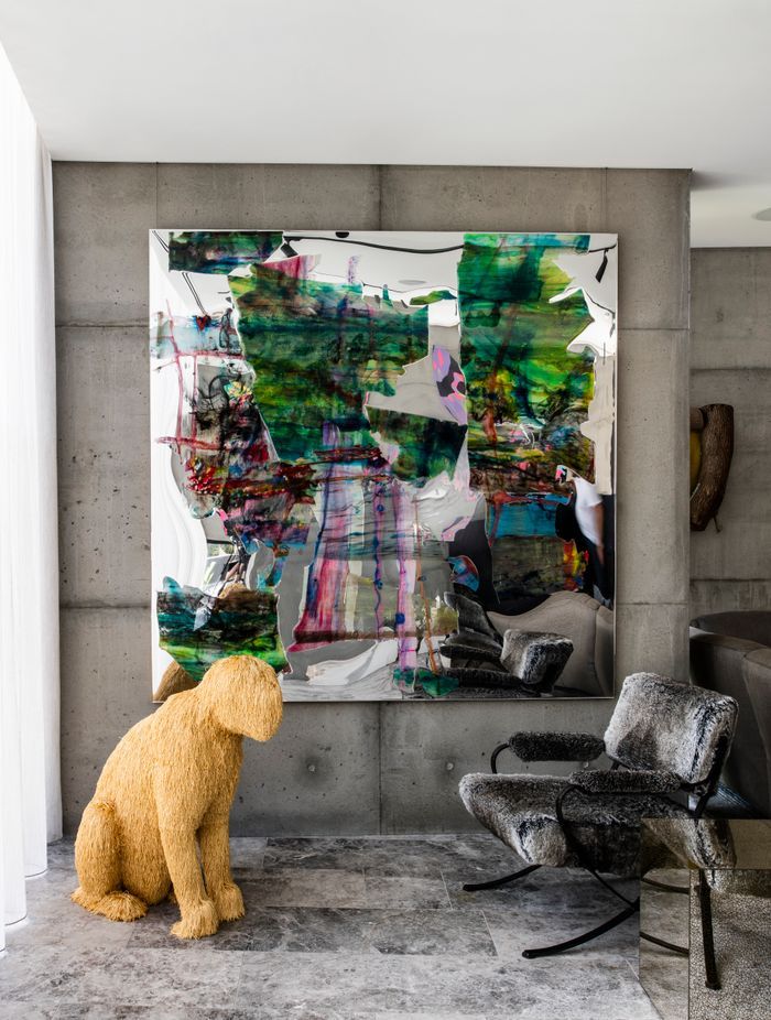 Art and objects were selected by the late Mark Robinson at Flack Comment end Studio.