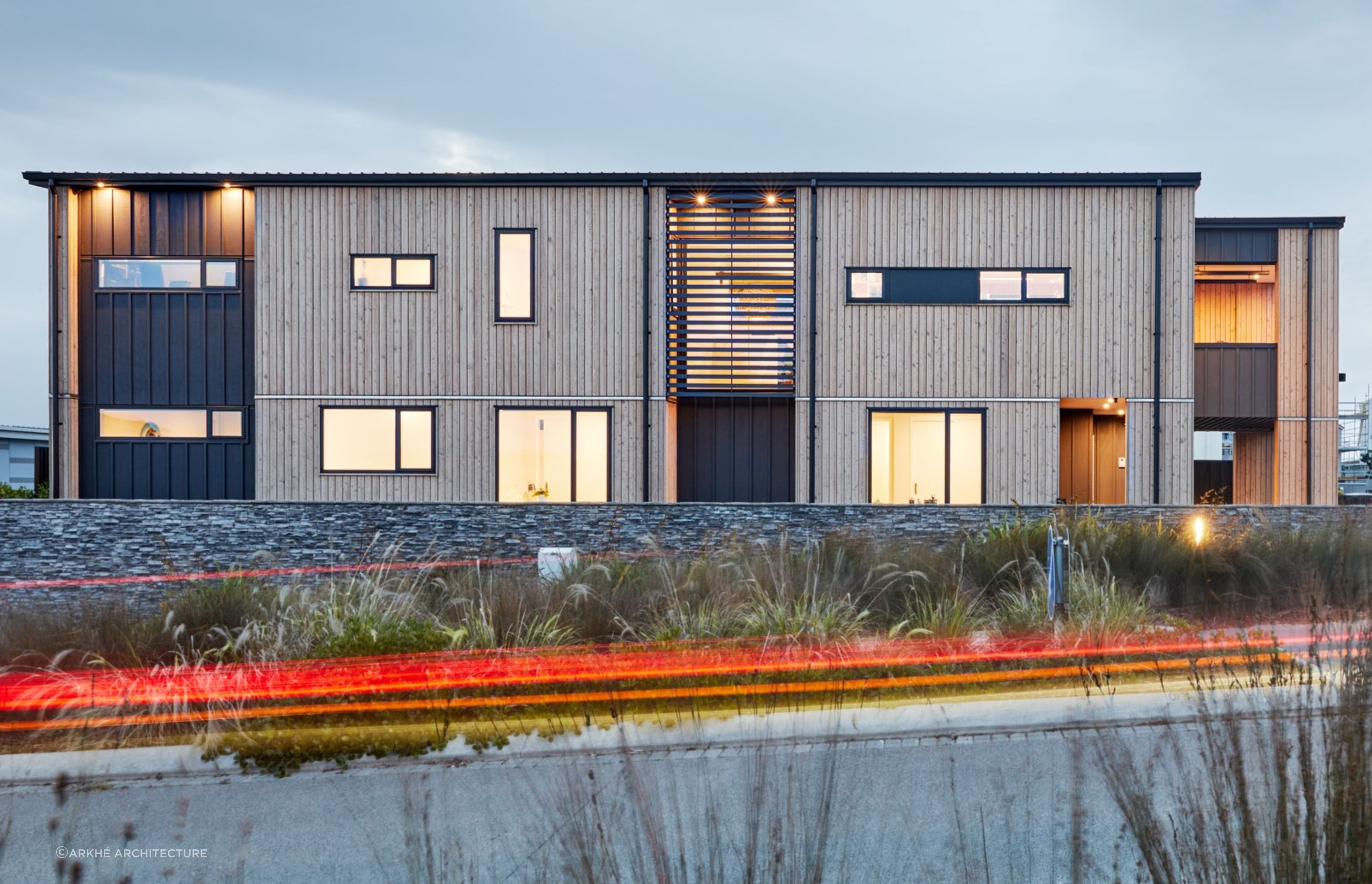 The street view of this weatherboard home at Otira Close shows the aesthetic qualities of the timber cladding. | Photography: Amanda Aitken