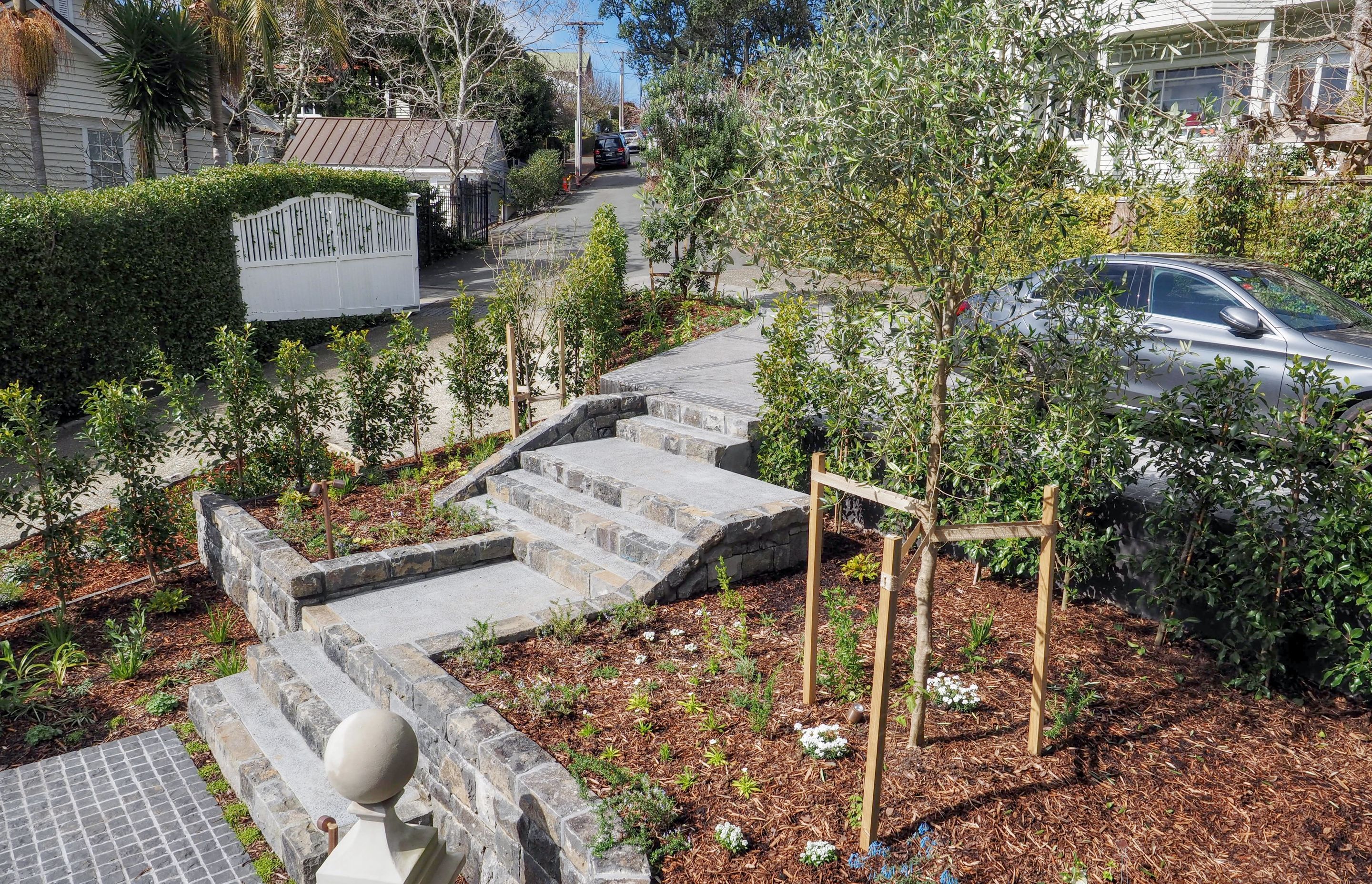 One of the primary aims of the project was to create an impressive formal entryway.