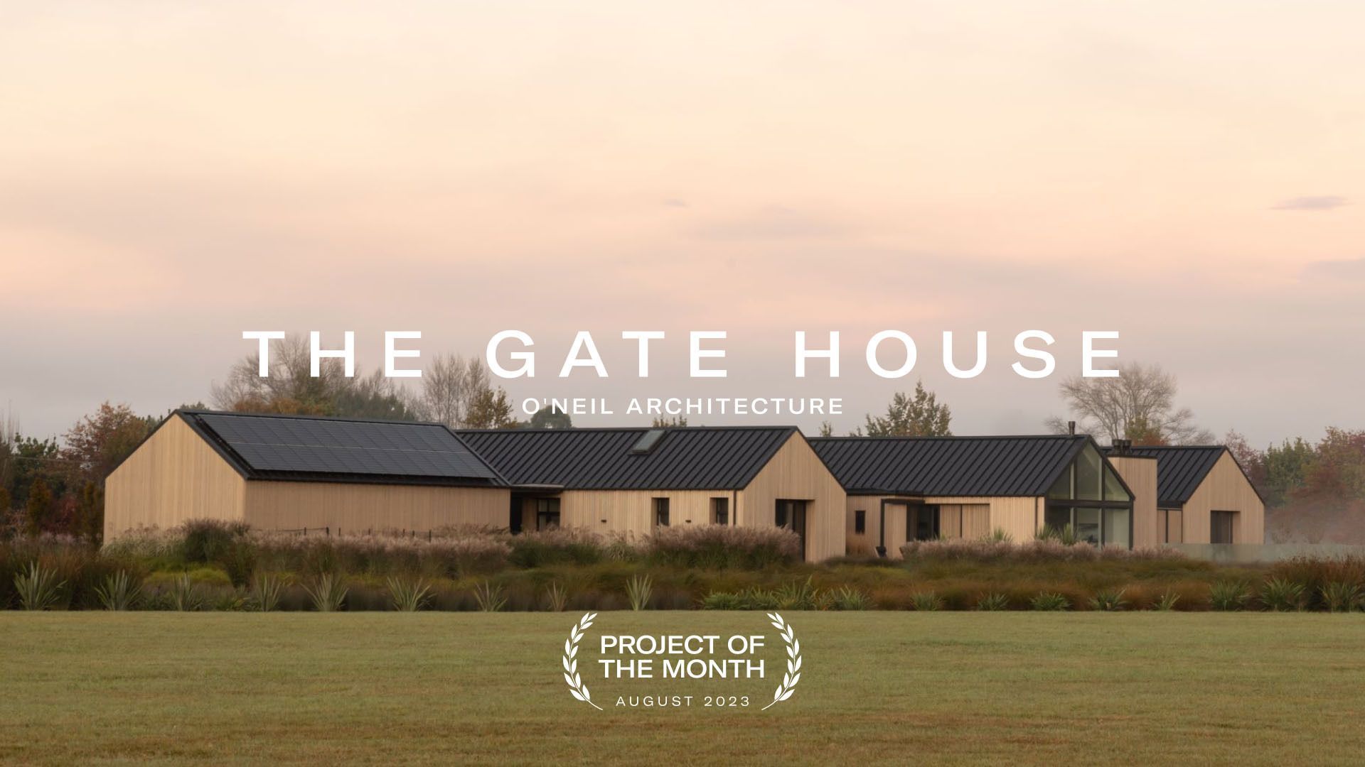 Project of the Month | The Gate House | O'Neil Architecture video