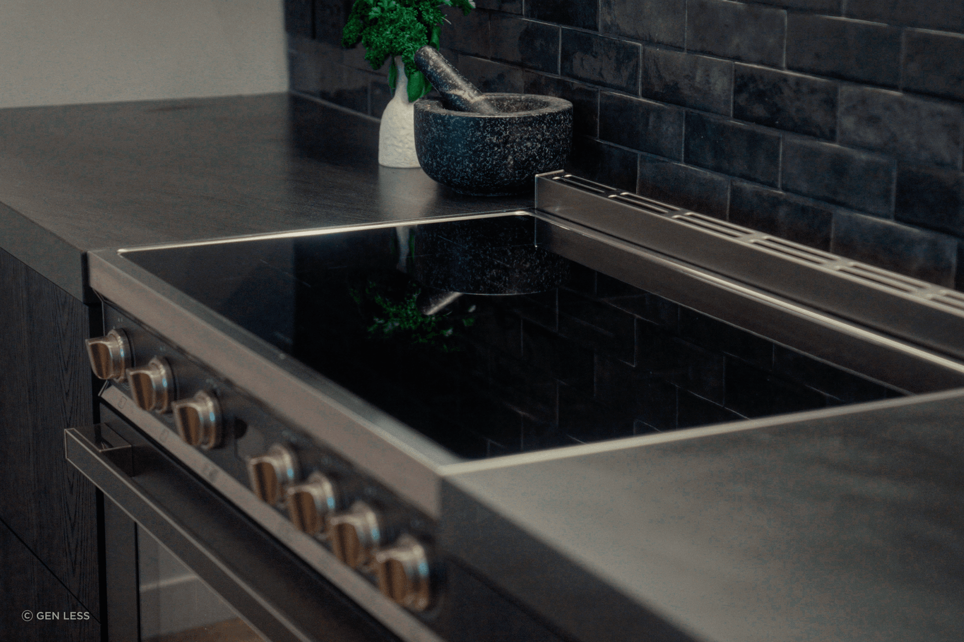 An induction cooktop offers faster boiling, better control and a cooler, more comfortable kitchen environment.
