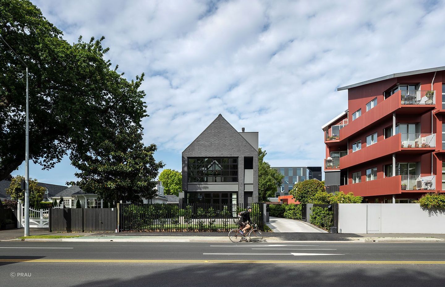 The bold black brick of the Park Terrace Road House makes a striking impression every time you see it — Photography: Simon Devitt