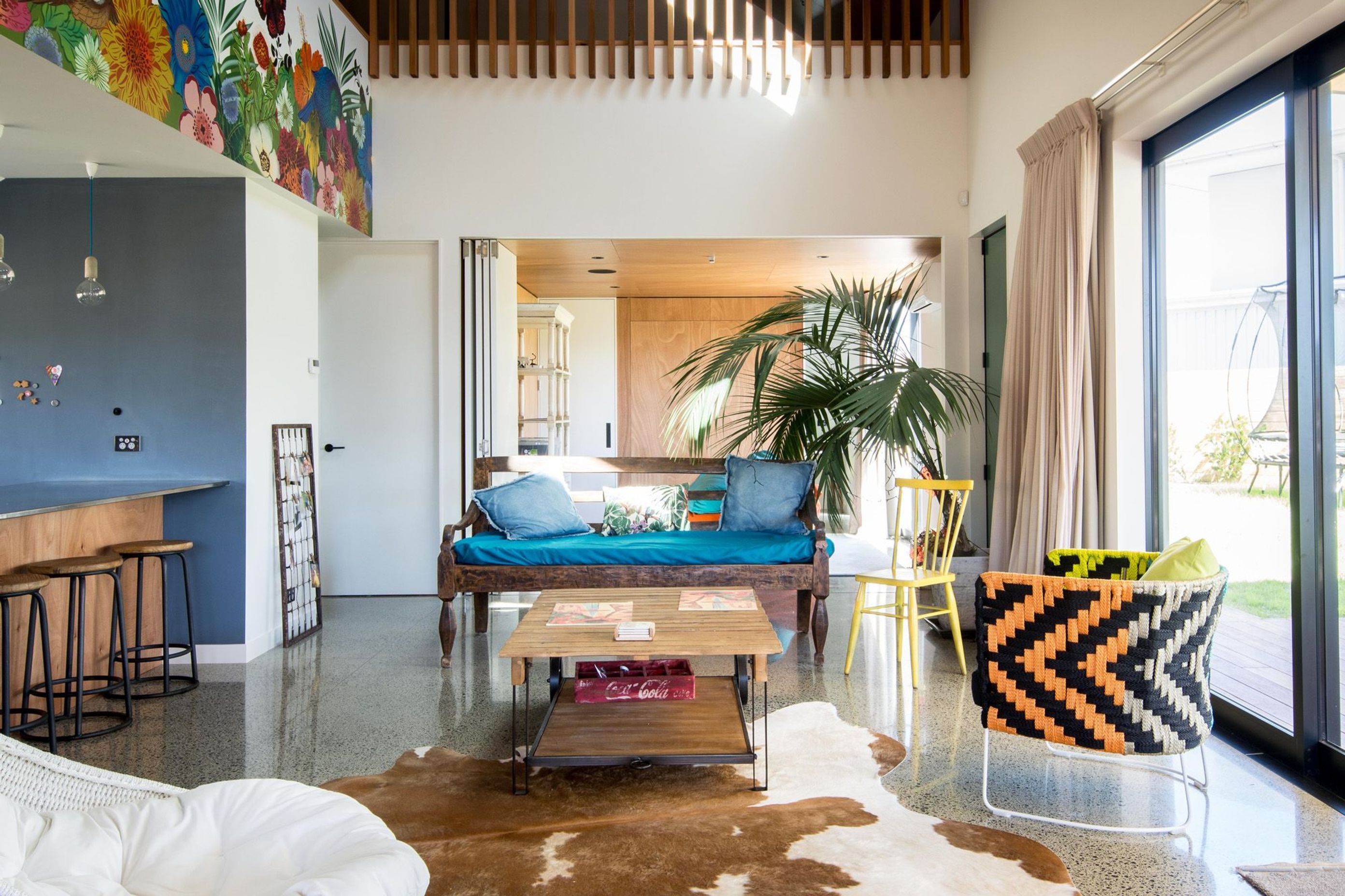 Some eye-popping inclusions in this Patiki Place home by Green Room Studio.