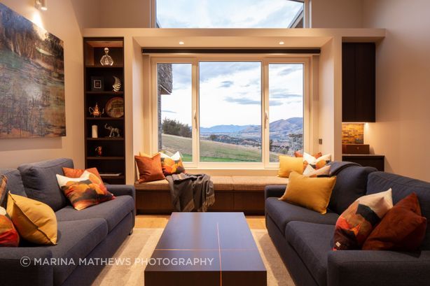 All of the furniture was custom designed and made in New Zealand.