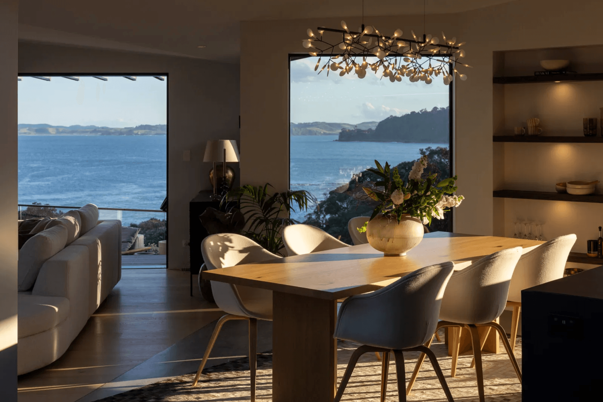 The extraordinary outlook to Daniels Reef, experienced most prominently from the main lounge.