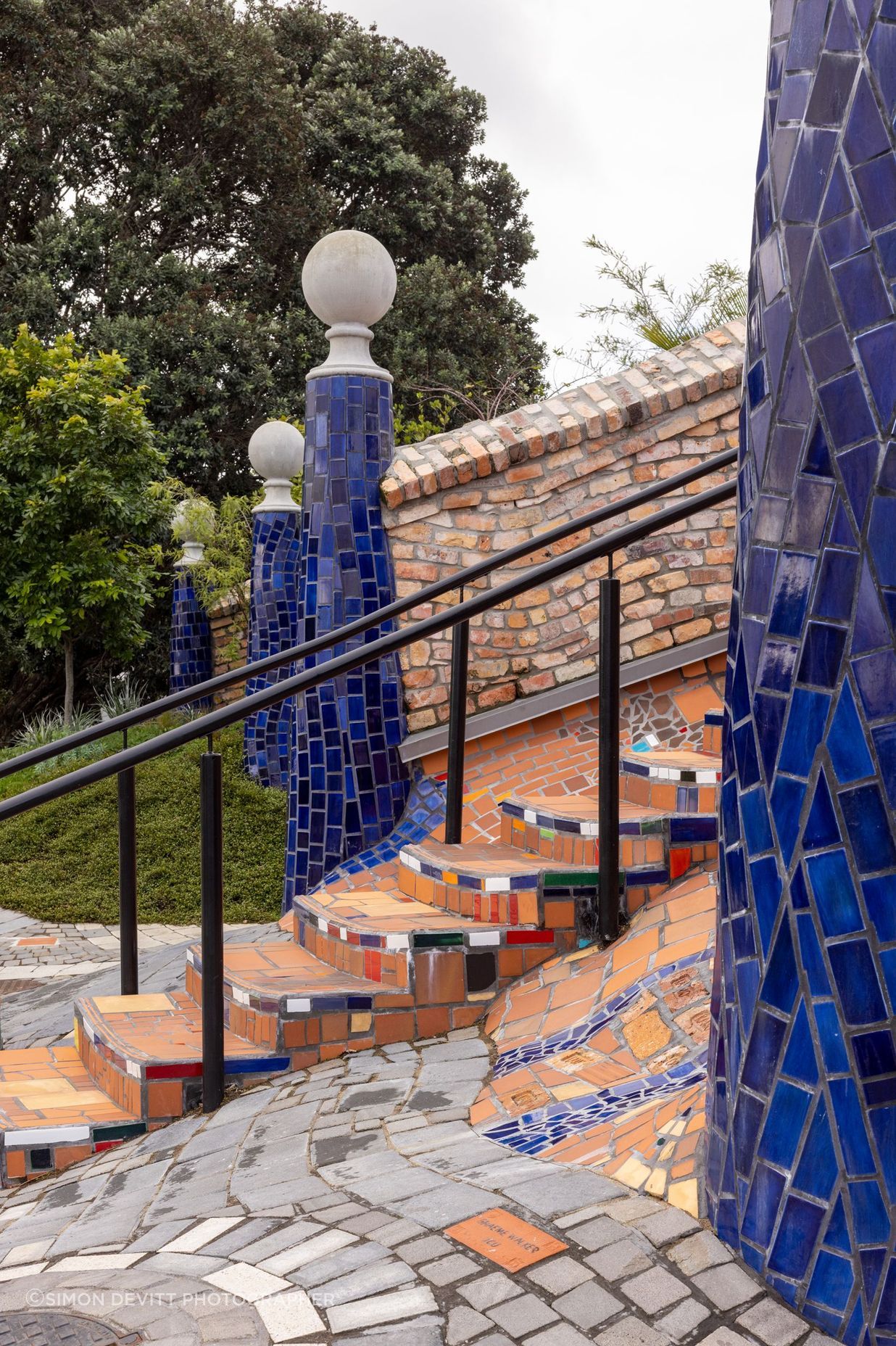 There is a forestation on the roof. “The plants inhabit the building just as we inhabit the building. So it's all a process of returning the space or sharing the space with nature.”