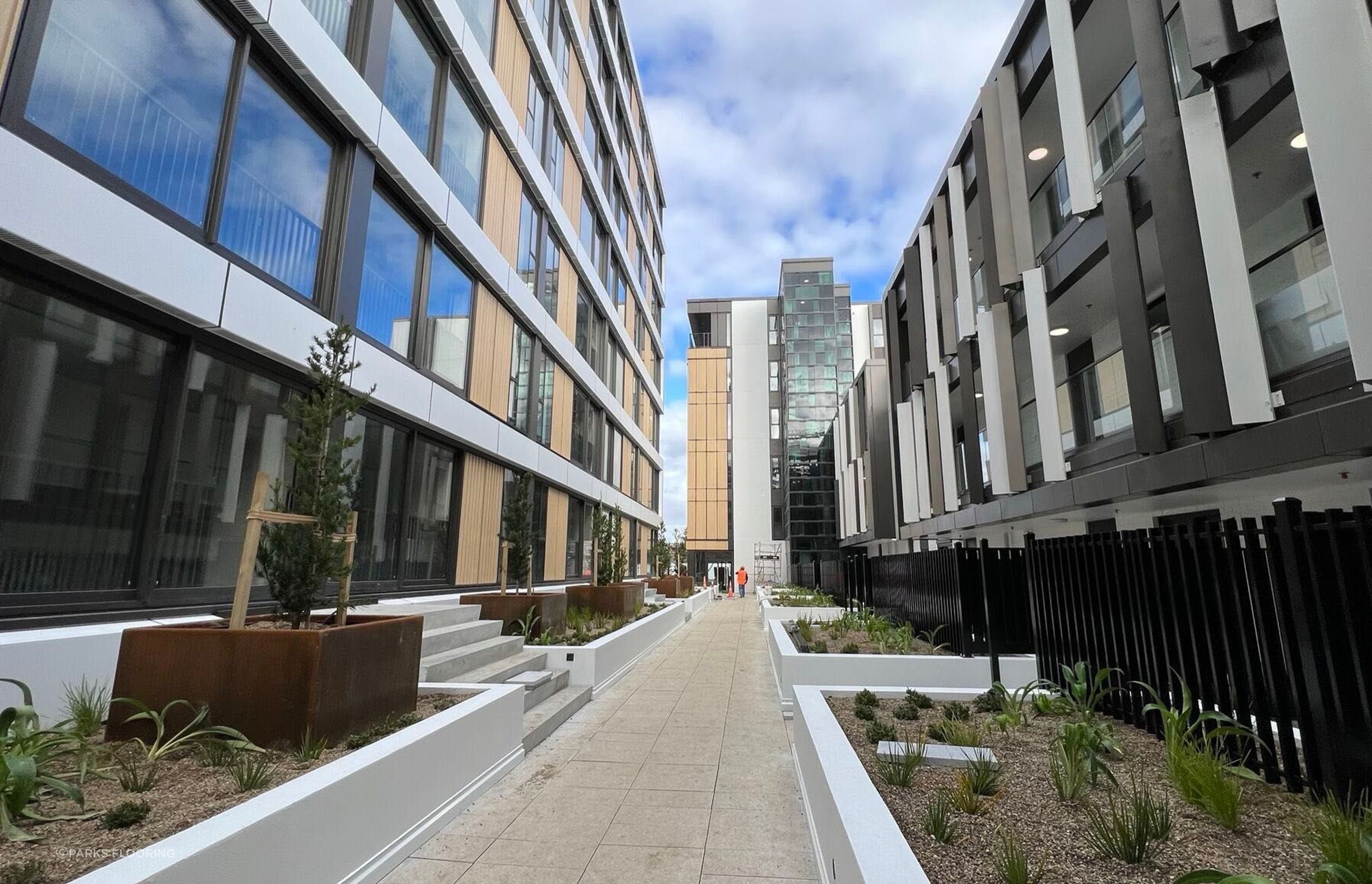 Three buildings, varying in form and scale, make up Risland Albany’s campus, offering a variety of apartment styles to suit residents' needs.