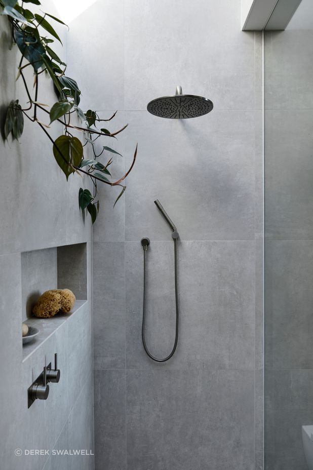 The skylight ion the master en suite brings in the light.