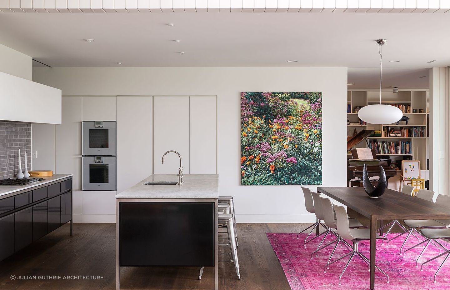 Extended living spaces was one of the main objectives with this stylish villa renovation.