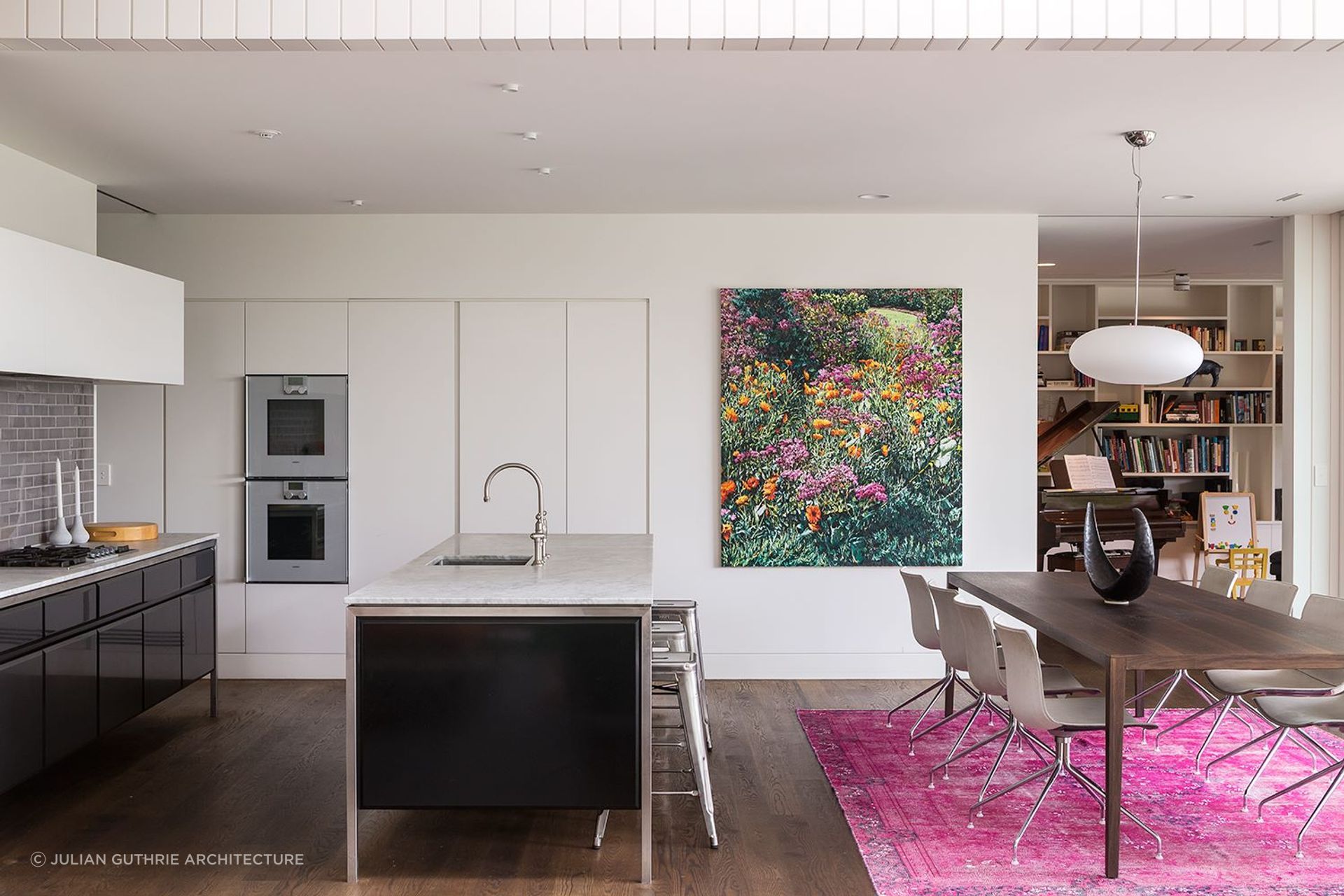 Extended living spaces was one of the main objectives with this stylish villa renovation.