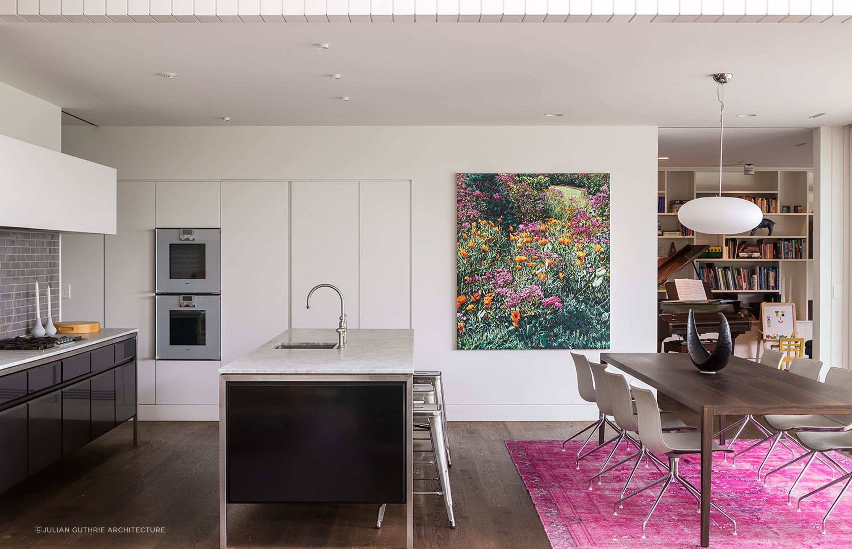 Extended living spaces was one of the main objectives with this stylish villa renovation.