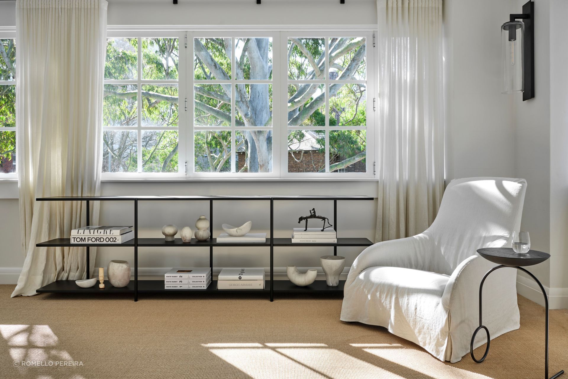 Upstairs, light and textural interiors add a contemporary twist on traditional character.