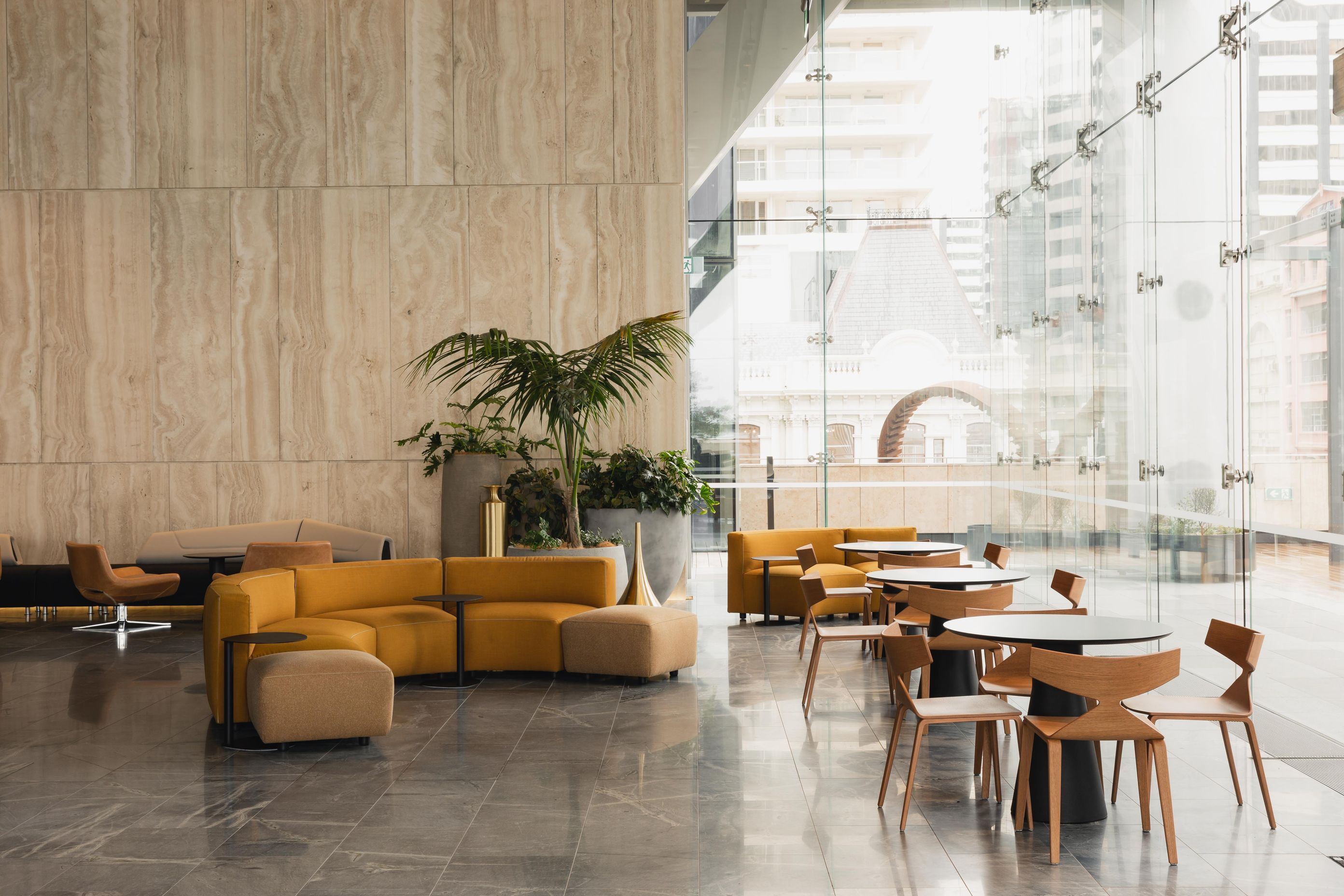 The designers created distinct but flexible zones that accommodated a variety of uses.