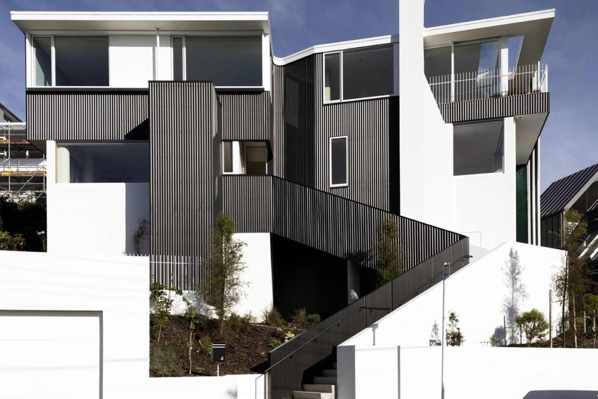 These modern duplex apartments in Wellington are positioned to make the best use of the sun - just one of many passive house principles adopted in the design. Photography: David Straight